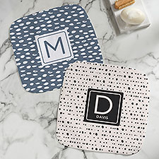 Modern Spots Personalized Washcloth - 31231