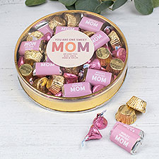 You Are One Sweet Mom Personalized Tin with Hersheys  Reeses Mix - 32190D
