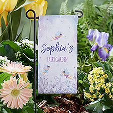 Fairy Garden Personalized Mini Garden Flag - 32762