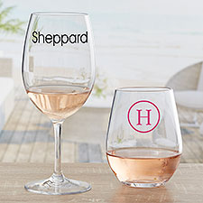 Classic Celebrations Personalized Unbreakable Tritan Wine Glasses - 32821