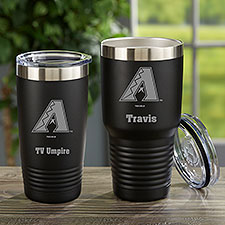 MLB Arizona Diamondbacks Personalized Stainless Steel Tumbler  - 33091