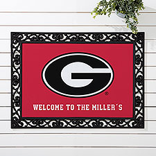 NCAA Georgia Bulldogs Personalized Doormats - 33806