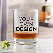 Design Your Own Personalized Whiskey Glass  - 33915