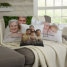Photo  Message For Her Personalized Throw Pillows - 34198