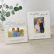 First My Daughter Personalized Shiplap Frames - 35695