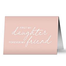 First My Daughter Personalized Greeting Card - 35696