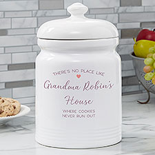 No Place Like Personalized Grandparents Cookie Jars - 35787