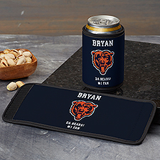 NFL Chicago Bears Personalized Can  Bottle Wrap  - 36380