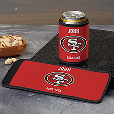 NFL San Francisco 49ers Personalized Can  Bottle Wrap  - 36406