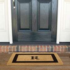 Monogrammed Single Frame 22x36 Coir Doormat  - 36990D