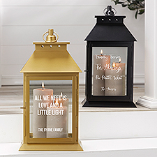 Expressions Personalized Decorative Candle Lantern - 37395