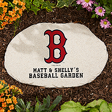 MLB Boston Red Sox Personalized Round Garden Stone  - 37504