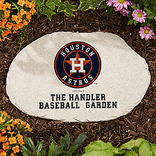 MLB Houston Astros Personalized Round Garden Stone  - 37536