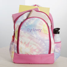 Tie Dye Personalized Backpack  - 37572