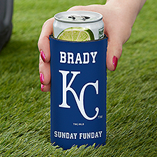 Kansas City Royals Personalized Slim Can Holder MLB Baseball - 37854