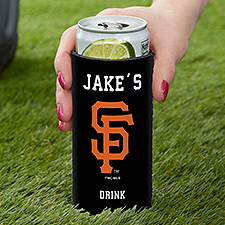 San Francisco Giants Personalized Slim Can Holder MLB Baseball - 37864