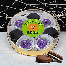 Happy Halloween Personalized Chocolate Covered Oreo Cookies  - 37994D