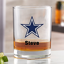 NFL Dallas Cowboys Printed Whiskey Glasses - 38348