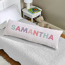 Delicate Name Personalized Body Pillow  - 38561D