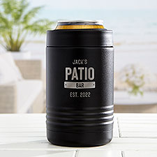 Backyard Bar  Grill Personalized Stainless Insulated Can Holder  - 38601