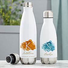 Birthstone Color Personalized Insulated Water Bottle  - 38856
