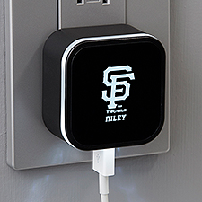 MLB San Francisco Giants Personalized LED Triple Port USB  - 38953