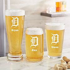 MLB Detroit Tigers Personalized Beer Glass  - 39356