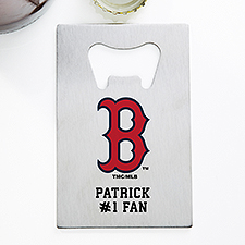 MLB Boston Red Sox Personalized Credit Card Size Bottle Opener - 39572