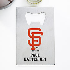 MLB San Francisco Giants Personalized Credit Card Size Bottle Opener - 39576