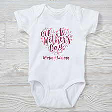 Our First Mothers Day Personalized Baby Clothing  - 40013