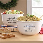 The Perfect Mix Personalized Serving Bowl  - 40469