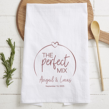 The Perfect Mix Personalized Tea Towel  - 40472