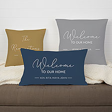 Entryway Collection Personalized Throw Pillow - 40881