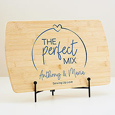 The Perfect Mix Personalized Wood Cutting Board - 44636