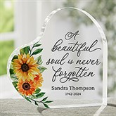 Beautiful Soul Personalized Colored Heart Keepsake - 44786