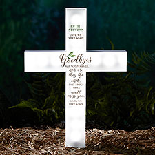 Goodbye Memorial Personalized Solar Outdoor Garden Stake - 45346