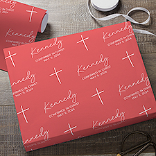 Confirmed in Christ Personalized Wrapping Paper - 45578