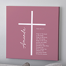 Religious Verse Personalized Canvas Prints - 45593