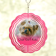 Pet Photo Personalized Wind Spinner  - 46878