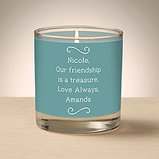 Write Your Own Personalized 8oz Glass Candle - 47030