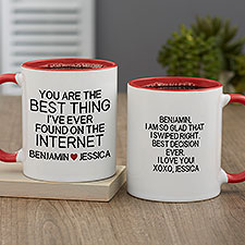 Best Thing Ive Found On The Internet Personalized Coffee Mug  - 47581