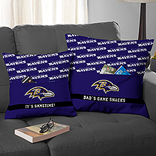 NFL Baltimore Ravens Personalized Pocket Pillow - 47891
