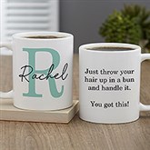 Simple Signature Personalized Coffee Mugs - 48074