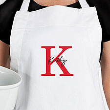 Simple Signature Personalized Apron  Potholder  - 48083