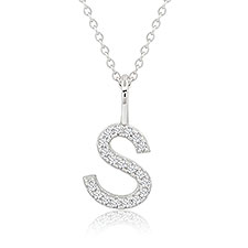 Personalized Initial Pendant Necklace - 49089D