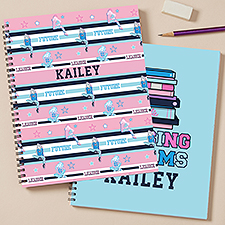 Barbie™ Varsity Collection Personalized Large Notebooks-Set of 2 - 49810