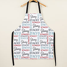 Collage Name Personalized Kitchen Apron  - 50194