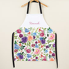 Forever Floral Personalized Kitchen Apron  - 50196