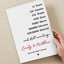 My Forever Personalized Oversized Greeting Card - 50494