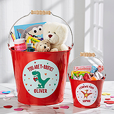 Dino-Mite Personalized Dinosaur Treat Bucket  - 50549